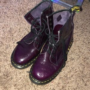 Purple boots